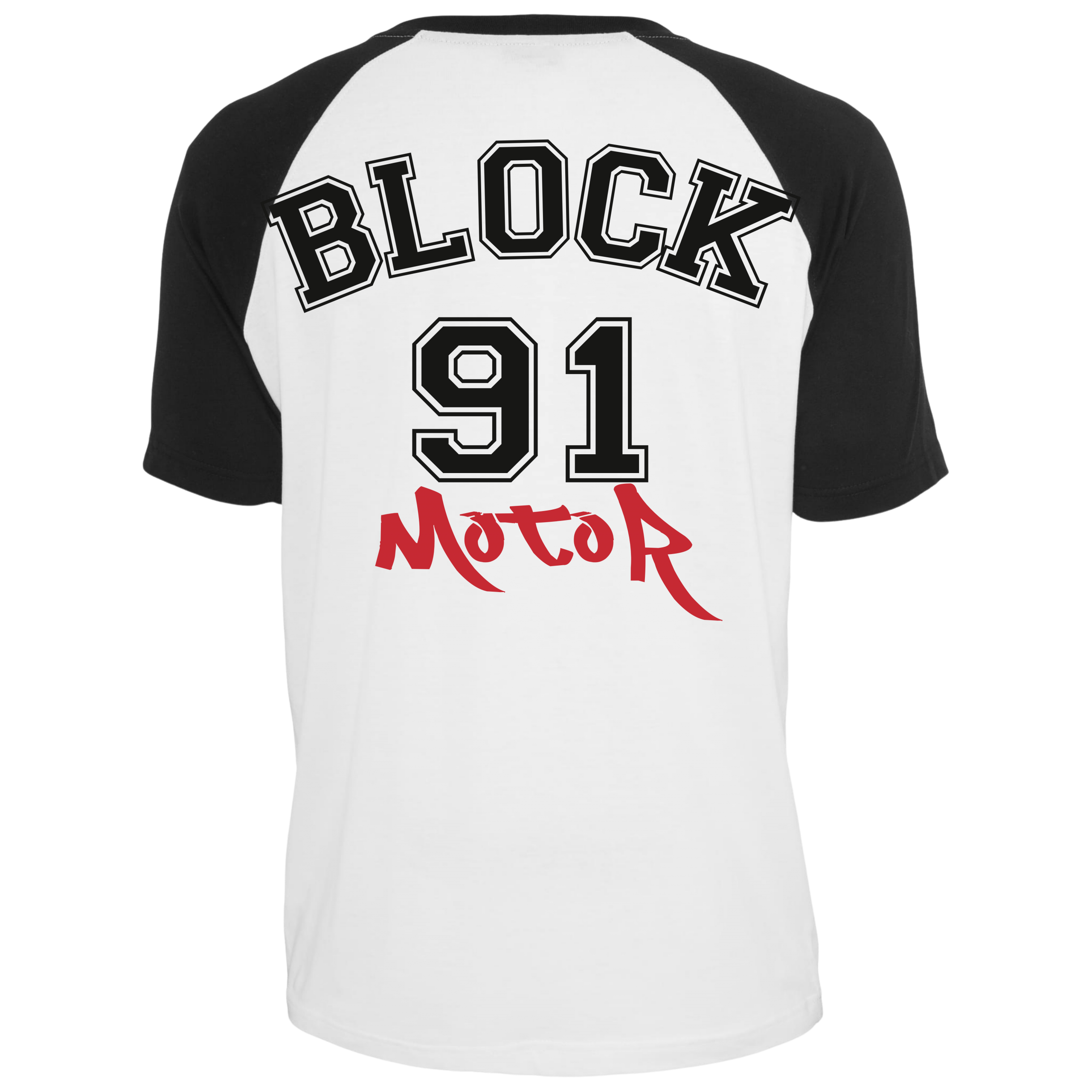 Tshirt raglant bi colore BLOCK91