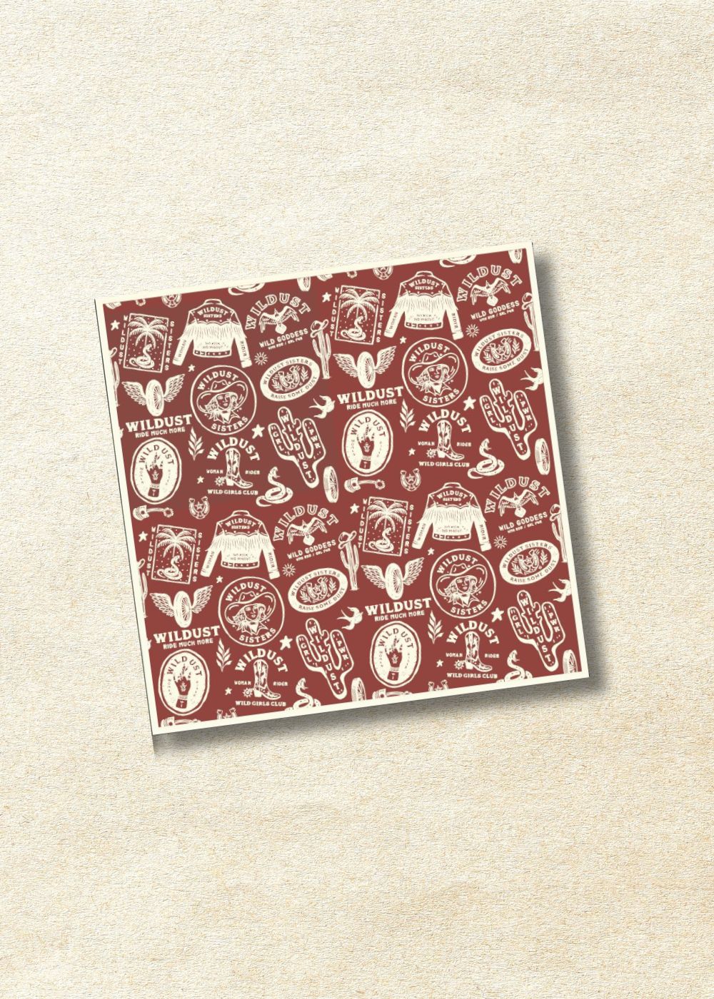 FOULARD MOTO - WILD SPIRIT RED