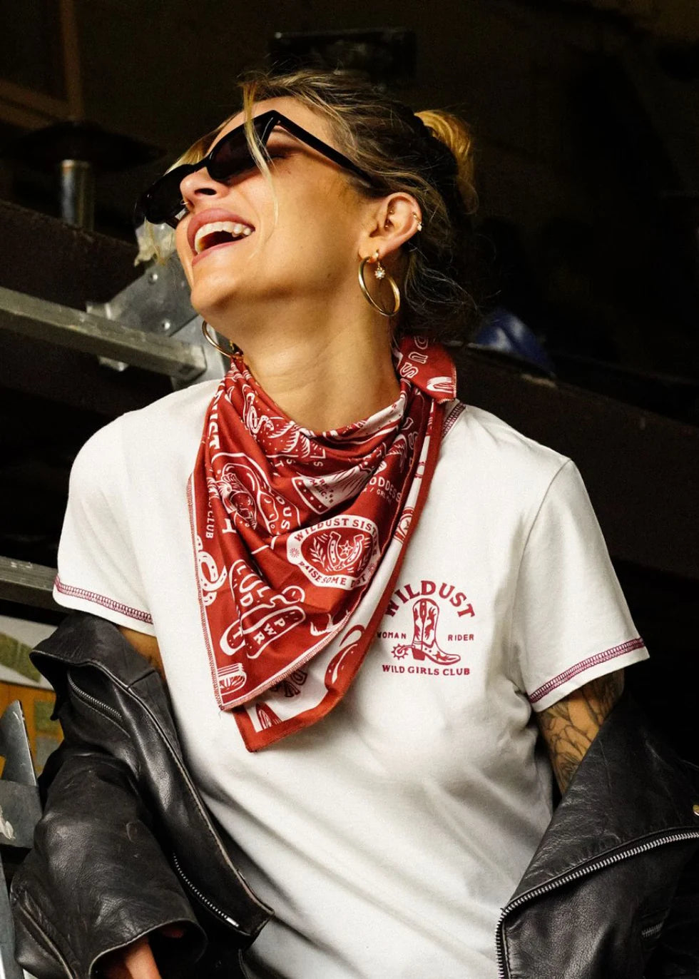FOULARD MOTO - WILD SPIRIT RED