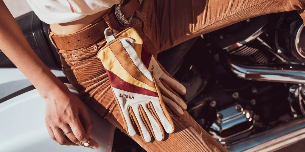 GANTS 70'S STRIPES - Crème - Wild Dust Sisters